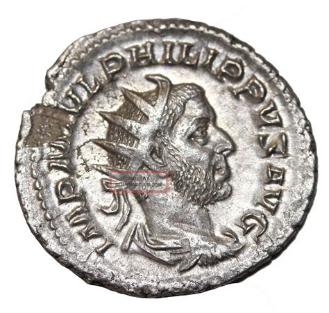 Philip I The Arab 244 - 249 Ad Ar Antoninianus Rome Ancient Silver Coin