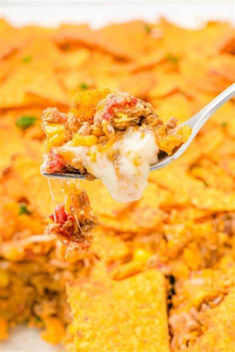 The Best Homemade Dorito Taco Casserole Recipe Princess Pinky Girl