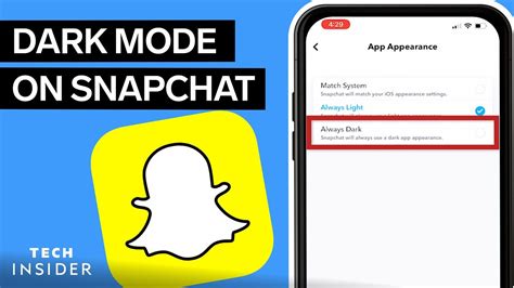 How To Enable Snapchat Dark Mode Youtube