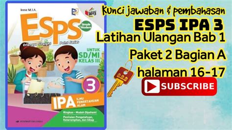 Kunci Jawaban Pembahasan Esps Ipa Latihan Ulangan Bab Paket