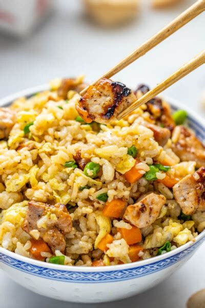 Takeout Pork Fried Rice The Stay At Home Chef