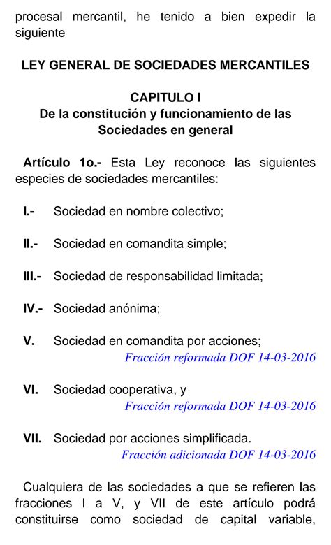 Solution Ley General De Sociedades Mercantiles Studypool