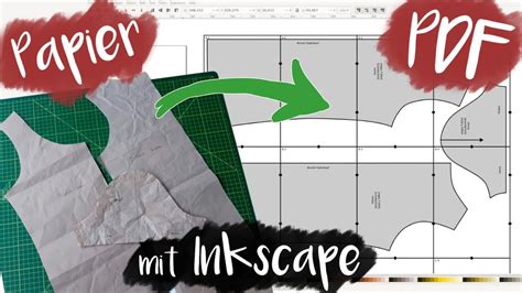 How To Digitize Sewing Patterns And Make Multi Page Pdfs Free Inkscape