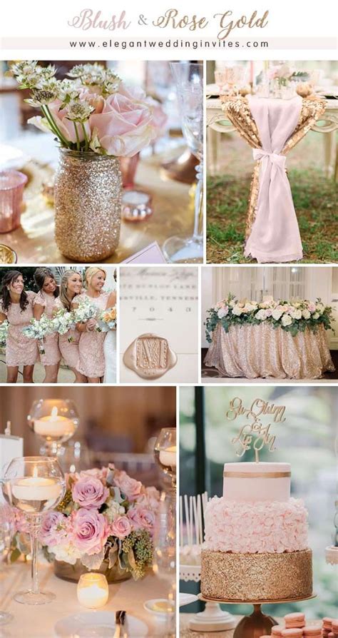 Make Your Wedding Sparkle With A Rose Pink And Gold Theme Click For