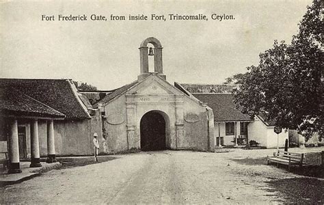 Fort Frederick Gate, Trincomalee, Ceylon (Sri Lanka)