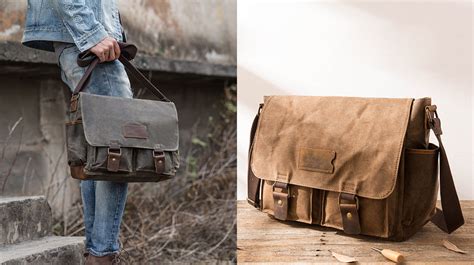 Best 26 Waxed Canvas Messenger Bags Iwalletsmen