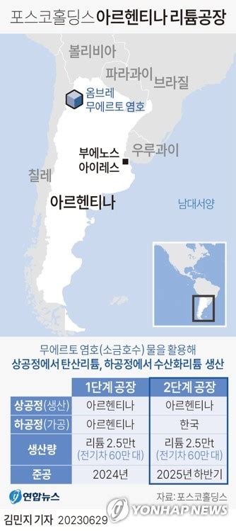 포스코홀딩스 아르헨티나 2단계 리튬공장 착공리튬자급 가속 나무뉴스