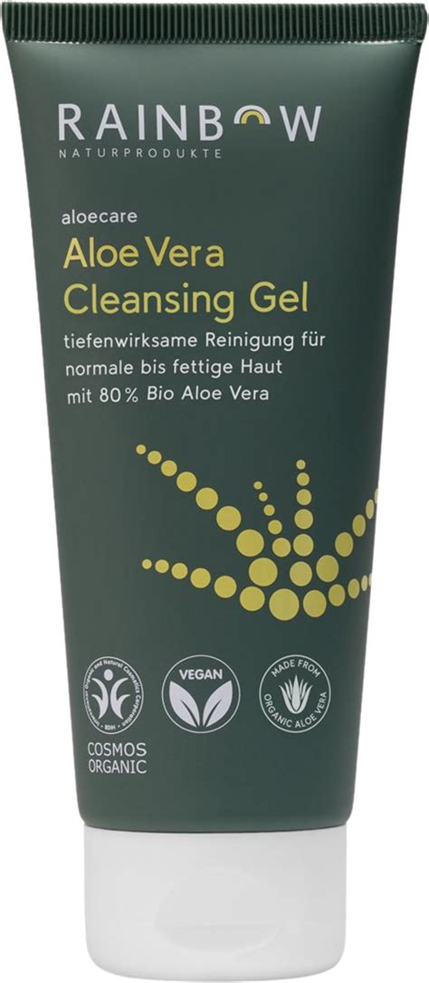 Rainbow Naturprodukte Aloe Vera Cleansing Gel 100 Ml Ecco Verde