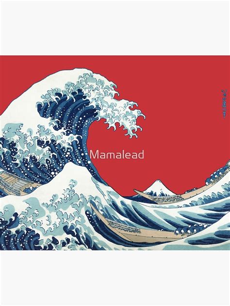 The Great Wave Off Kanagawa Tapestry