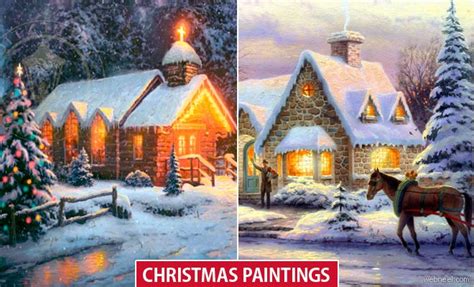 40 Beautiful Christmas Paintings for your inspiration | webneel