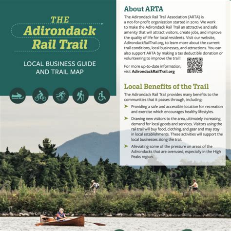 Adirondack Rail Trail Map and Brochure - Adirondack Research