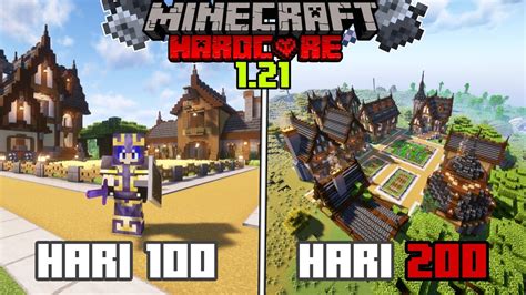 200 HARI DI MINECRAFT HARDCORE 1 21 YouTube