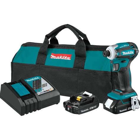 Makita 18V LXT Lithium-Ion Brushless Cordless Quick-Shift Mode 4-Speed Impact Driver Kit, 2.0Ah ...