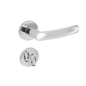 Fechadura Banheiro Roseta Mm Inox Polido Arouca Brava Leroy Merlin