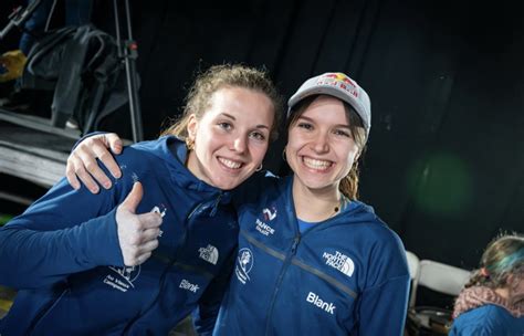 Oriane Bertone Et Nail Meignan Sur Le Podium De La Coupe Du Monde De