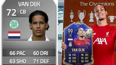 La increíble progresión de Van Dijk se evidencia hasta en el FIFA