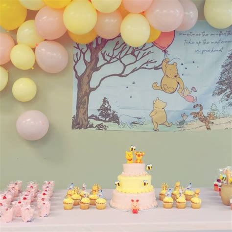 Classic Pooh Pastel Pink And Yellow Baby Shower Balloon Arch Kit Girl