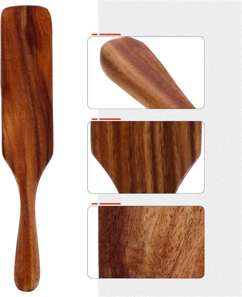 Healeved Juego De Esp Tulas De Madera Esp Tula De Madera Para Cocinar