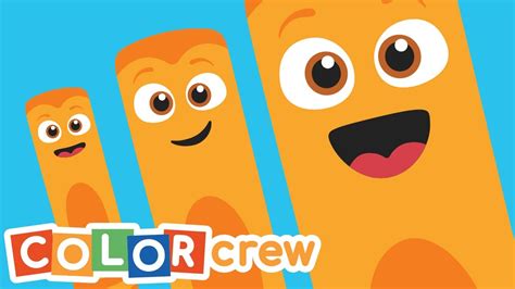 Toddler Learning Video | Color Crew - Orange | Draw | @BabyFirst Learn ...