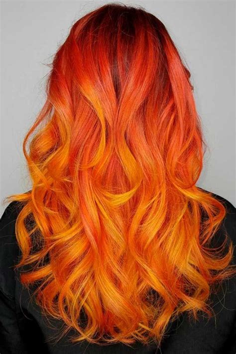 Flame Colored Hair