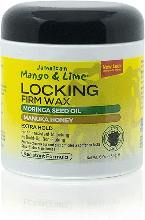 Jamaican Mango And Lime Locking Firm Wax 6oz Jar Uk Beauty