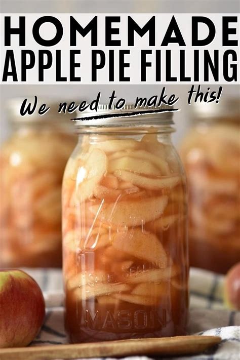 Apple Pie Filling A Water Bath Food Preservation Recipe Artofit