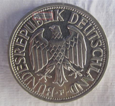 F German Mark Coin Bundesrepublik Silver