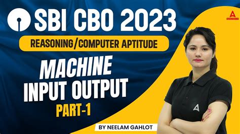 Machine Input Output Part Reasoning Computer Aptitude Number