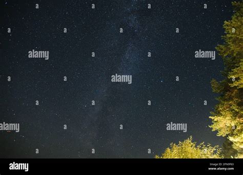 starry night sky milky way Stock Photo - Alamy