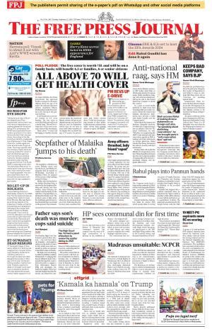 Free Press Journal Mumbai Edition Thu Sep