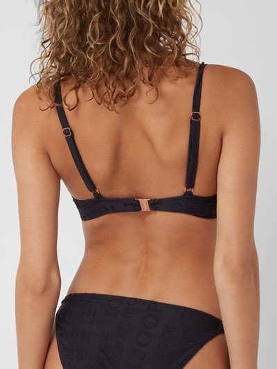 Joop Bodywear Bikini Oberteil Mit B Geln Dunkelblau Online Kaufen