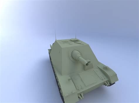 Brummbar Tank, (150 mm) 3D model | CGTrader