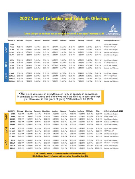 Sda Calendar