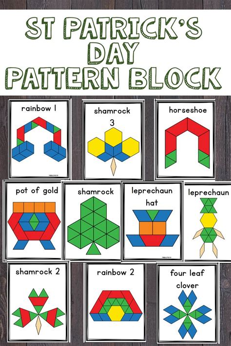 St Patricks Day Math With Pattern Blocks