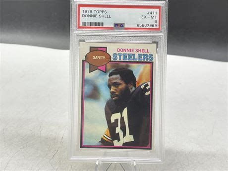 Urban Auctions Psa Donnie Shell Topps Nfl Card