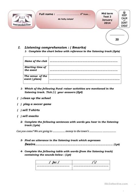 9Th Grade English Worksheets Free Printable | AlphabetWorksheetsFree.com