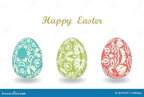 Easter card with egg stock illustration. Illustration of cute - 38144378