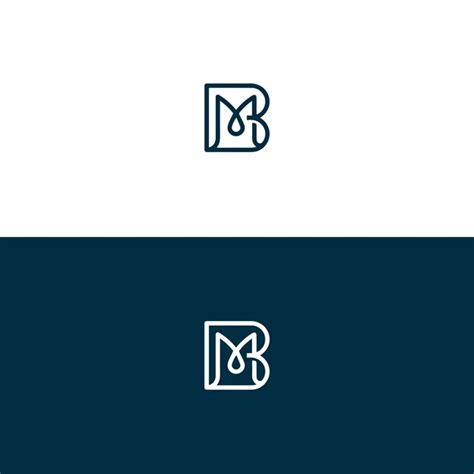 Premium Vector | Mb logo design vector image