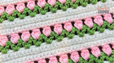 Crochet Flower Stitch Tutorial The Crochet Crowd