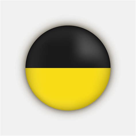 Baden Wurttemberg flag, state of Germany. Vector illustration. 20244630 ...