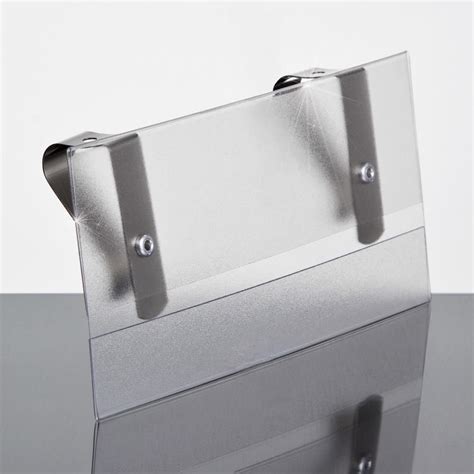 VKF Renzel Clip On Price Card Holder For Vertical Shelves 5 5 X 3 5