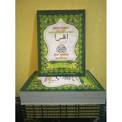 Jual Buku Iqro Bendel Besar Juz Amma Dan Terjemah Kertas Cd Shopee