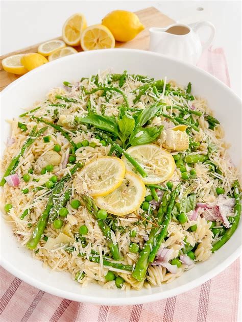 Lemon Orzo Pasta Salad The Perfect Salad For Warm Weather