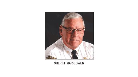 Sheriff Will Not Seek Re Election