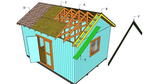 How To Build A Roof For A X Shed Howtospecialist How To Build