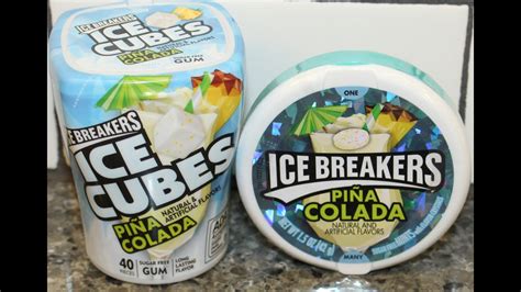 Piña Colada Ice Breakers Ice Cubes Gum And Piña Colada Ice Breakers Mints