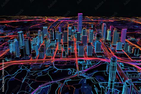 Technical Aerial Visual D Lidar Gis Aerial Map Satellite Scan Model