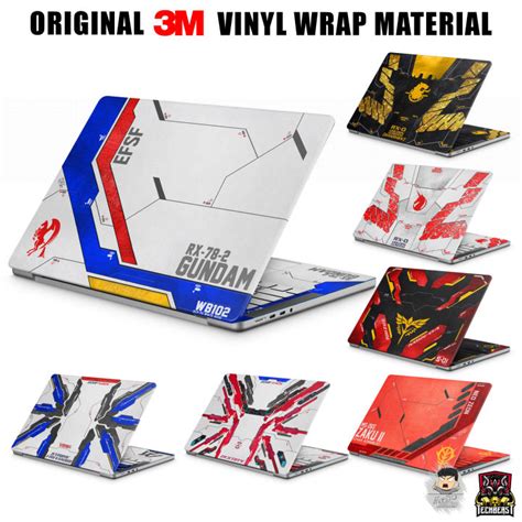 3M Gundam Laptop Skin Vinyl Wrap Techbeast MESSAGE YOUR LAPTOP MODEL