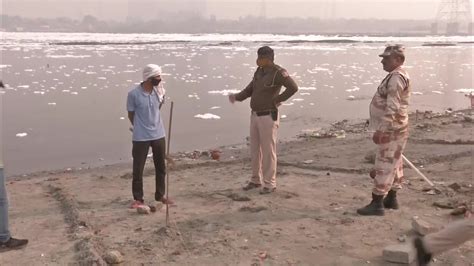 Devotees Reaching Yamuna Ghat For Chhath Puja Barricading In Yamuna To