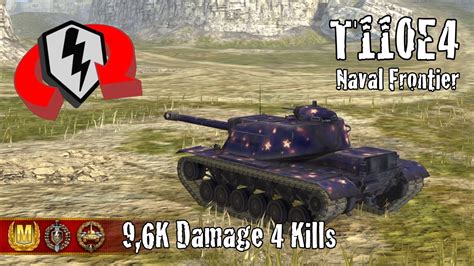 T110E4 9 6K Damage 4 Kills WoT Blitz Replays YouTube